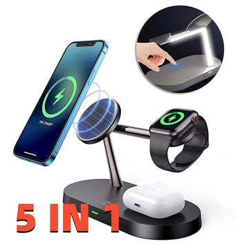 Multifunctional Five-In-One Magnetic Wireless Charging Watch